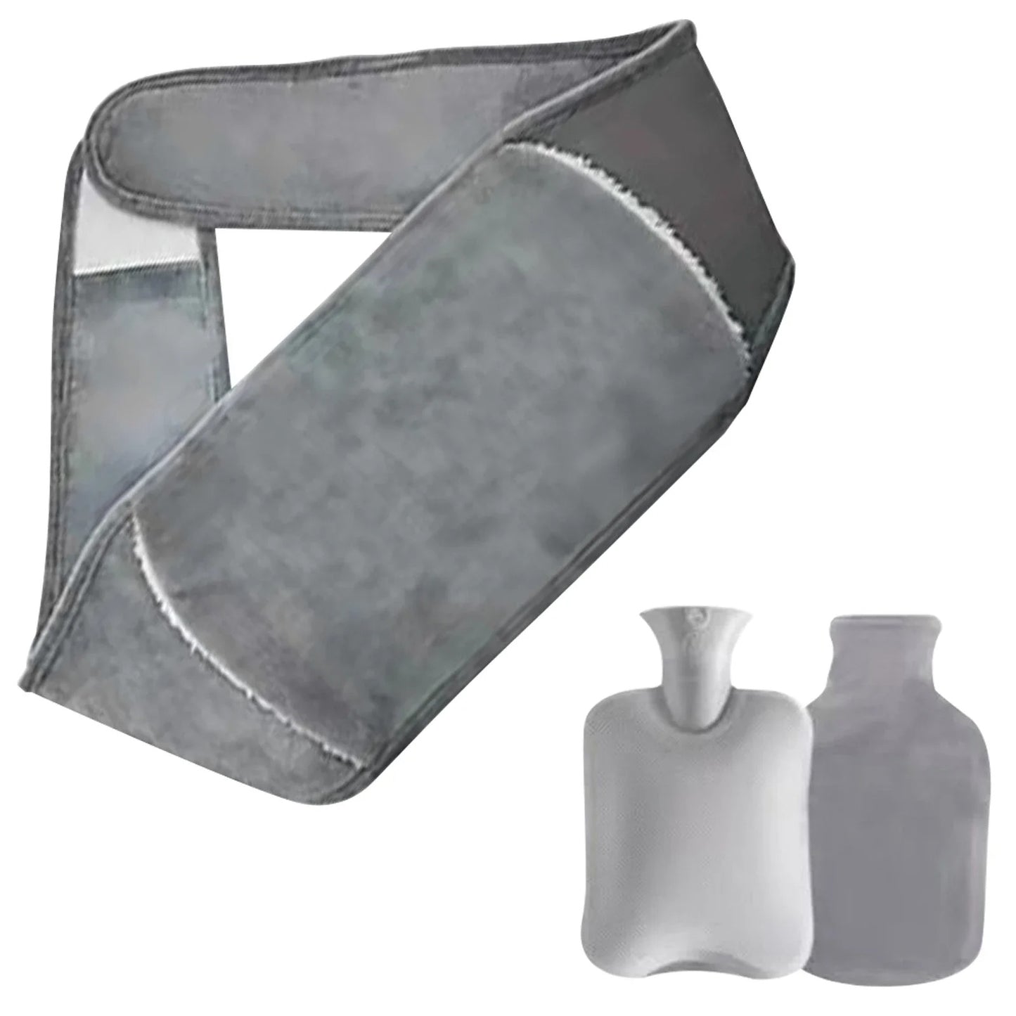 Abdominal Hot Water Bottle with Waist Belt