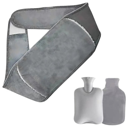 Abdominal Hot Water Bottle with Waist Belt